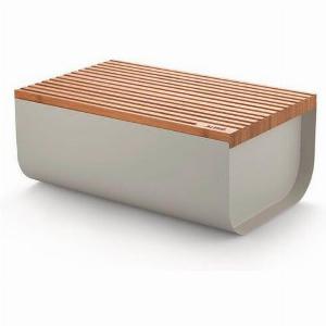 13 Rabatt auf Brotkasten Mattina in Silber 34x21 cm