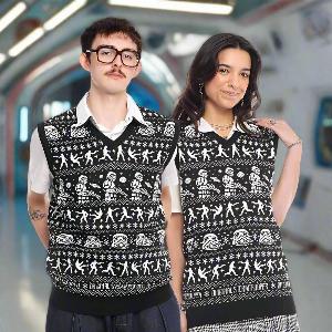 Just Geek Get 60% Off Authentic Stormtrooper Christmas Knitted Sweater Top