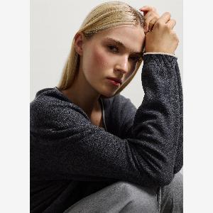 Sconto del 30 su maglione grigio oversize in lana Stefanel taglia S