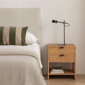 10 Rabatt auf Paket Breda 2 EichenNachttische mit 2 Schubladen