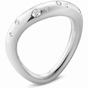 Up to 50 off Georg Jensen Offspring Sterling Silver Diamond Ring
