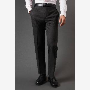 Enjoy 20 Discount on Mens Charcoal Slim Fit Smart Trousers