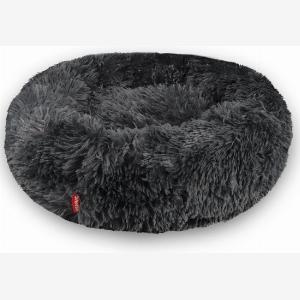 Snoozle Hundekorb  Superweich und luxuriös  waschbar  flauschig  Hundekissen  100cm  XXL  Grau