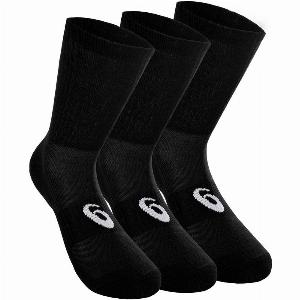 Get 29 Discount on Black Asics Crew Sports Socks Set Sizes 4346