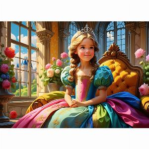 Puzzle de la Princesse sur son Trône Alipson maintenant à 895