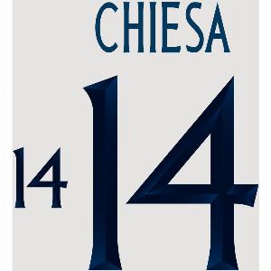 Dekographics jnr  chiesa 14 official print italy 23 away  navy  junior