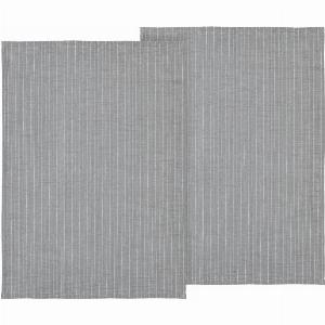Geschirrtuch 2erSet Organic Line Steingrau