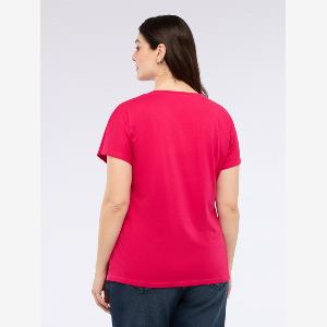 Fiorella Rubino  Tshirt con dettaglio a libellula Donna Rosso Taglia L 5658 IT