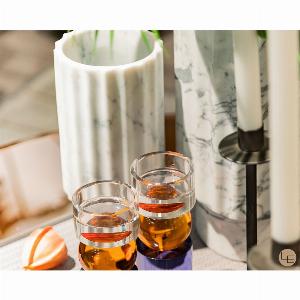 Marmo Ii Marble Vase  Natural White