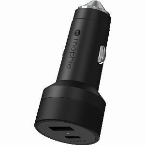 mophie 42W USBC and USB A Dual Car Charger