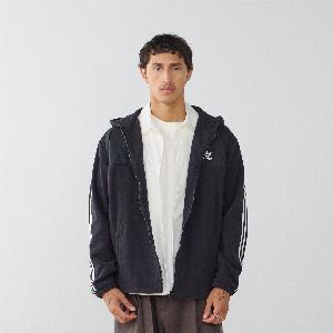 Jacket Fz Polar Fleece  Noirblanc
