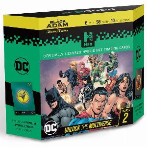 50 Discount on Hro Officially Licensed Black Adam Hybrid Trading Cards