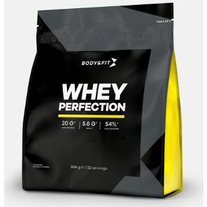 Whey Perfection  BodyFit  Milkshake banane fraise  15 de réduction  896 grammes 32 shakes