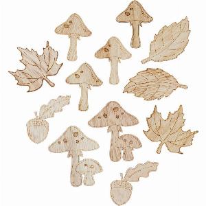 35 Rabatt auf Streuteile mit Pilz und Eichelmotiven