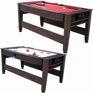 Get 11 Off Air King 6ft Pool and Air Hockey Combo Table in Mahogany