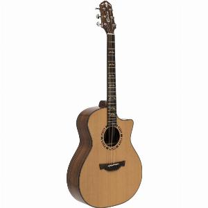 Stage Serie 18 cutaway Grand Auditorium akustischelektrische Gitarre mit massiver Decke aus Zeder