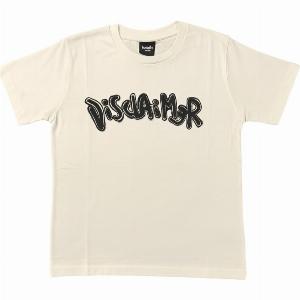 Disclaimer Tshirt bambino manica corta color latte