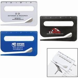 250 Custom 3in1 Letter Opener wRuler and Reader  Stainless