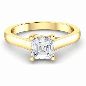 18K Yellow Gold MOH Engagement Ring with 051 Carat Diamond Now 181070