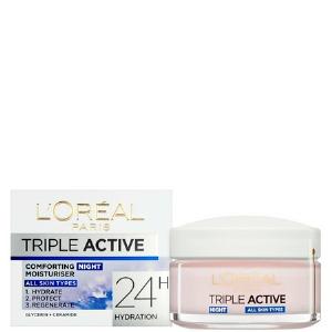 Enjoy 21 Discount on LOreal Triple Active Comforting Night Cream 50ml