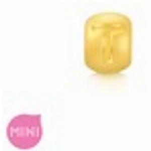Alphabets  Numeric 999 Gold Letter T Charm