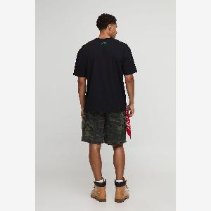 Homme Tshirt oversize imprime moto Black Medium boohooMAN