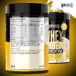 Warrior Whey Protein with Creatine  500g Tubs  20 Servings Now 1499