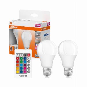 Lampada LED OSRAM RGBW E27 con telecomando 94W 806 lm 2 pz 1830