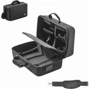 VEVOR PS5Tragetasche Reisetasche für Playstation 5 stoßfestes EVA weiches Innenfutter  gepolsterte Trennwände für zusätzlichen Schutz geräumiges Design mit Tragegriff 395x190x250mm