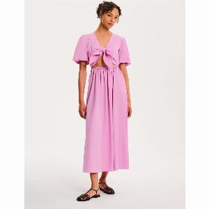 Enjoy a 49 Discount on the Joy Midi Dress in Lilac