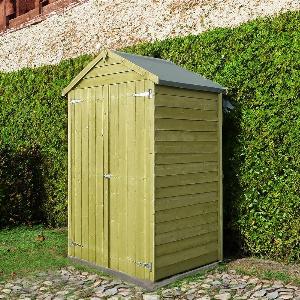 Shire Ashworth 4 4 x 3 3 Apex Shed  Premium Pressure Treated Overlap