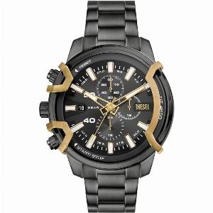 Diesel Griffed Chronograph TwoTone Stainless Steel Gray Dial Mens Watch DZ4668