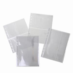 Buste di ricarica per raccoglitori A5 trasparenti per album fotografici in plastica trasparente standard da 10 pezzi