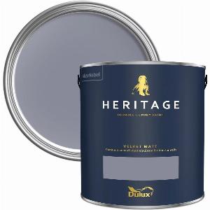 Dulux Heritage Velvet Matt Paint 1L Violet Night High Quality Matt Emulsion Paint