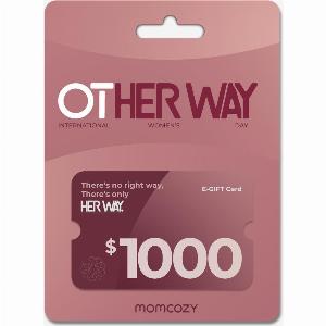 Profitez dune réduction de 12 sur la cartecadeau Momcozy dune valeur de 1000