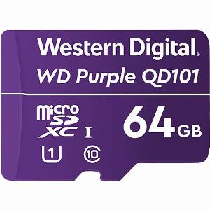 WD Purple SC QD101 WDD064G1P0C  flash memory card  64 GB  microSDXC UHSI