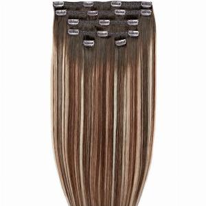 Get 15 Discount on 18 Double Hair Set ClipIn Extensions  Walnut