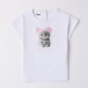 Tshirt corta gattino 4b365 per bambina ido ora a 1440 con sconto