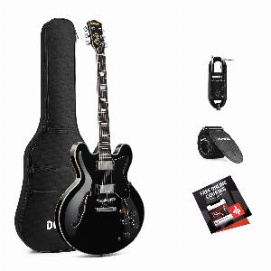 Donner DJP1000 JazzEGitarre DJP1000D  Gitarre  JW Pedal