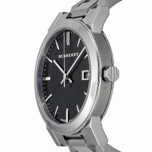 Burberry BU9001 Black Dial Stainless Steel Unisex Watch