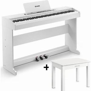 DDP95 Digitalpiano 88 Tasten weiße Klavierbank jetzt nur 57798
