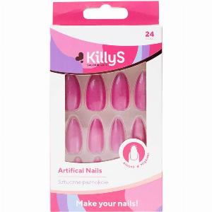 Sconto del 36 su unghie finte Stiletto Killys tonalità rosa cat eye