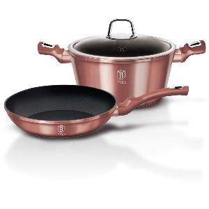 Set padella e casseruola 24 cm con coperchio IRose Berlinger Haus