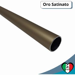 Tubo in metallo D32 colore Oro Satinato