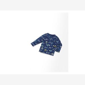 lupilu Tshirt manches longues bébé bleu foncé 612 mois