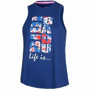 BIDI BADU Rami Lifestyle Débardeur Tank Top Femmes  Bleu Foncé