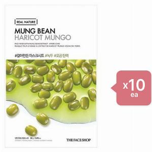 THE FACE SHOP  Maschera Viso Real Nature  Fagiolo Mungo  1pz ora 479