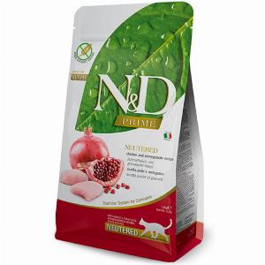 ND Prime Cat Chicken Pomegranate Neutered Adult Wet Food 300g x 16