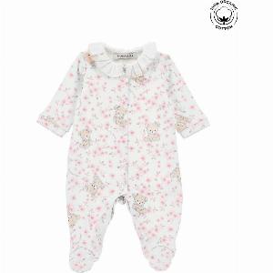 Tutina neonata con fiorellini