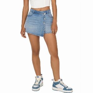 Pantaloni corti in denim blu ora a 32  con sconto del 20